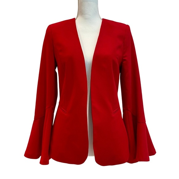 Worthington Red Blazer flare open - Picture 6 of 13